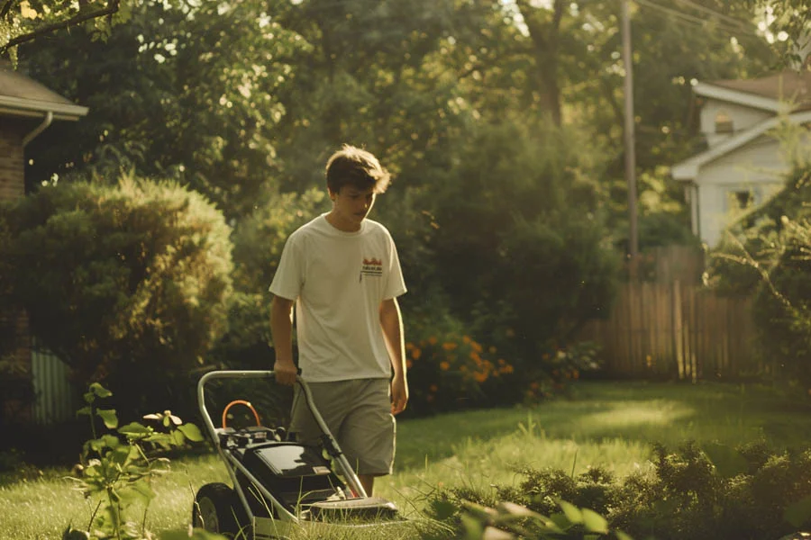 electric walk behind lawn mowers